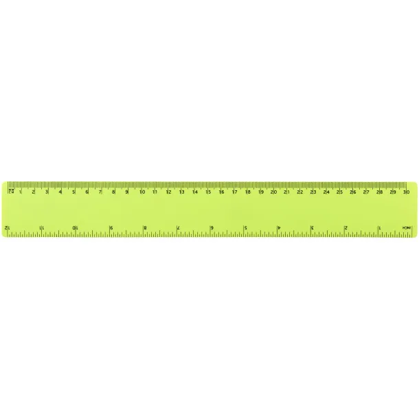 Rothko 30 cm plastic ruler - PF Manufactured Lime