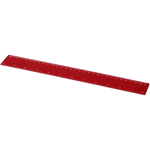 Rothko 30 cm plastic ruler - Unbranded Red