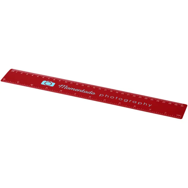 Rothko 30 cm plastic ruler - Unbranded Red