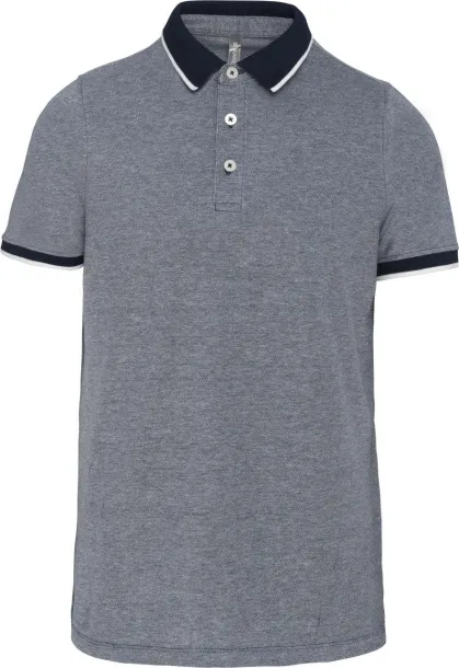  MEN'S TWO-TONE MARL POLO SHIRT - Kariban Marl Navy Marl Navy