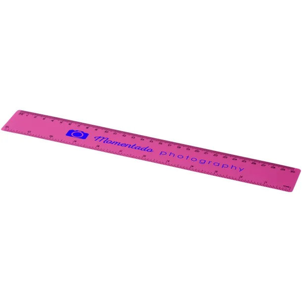 Rothko 30 cm plastic ruler - PF Manufactured Magenta