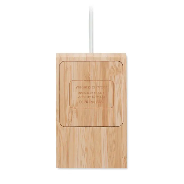 ODOS Bamboo wireless charger 10W Wood