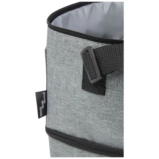 Tundra 9-can RPET lunch cooler bag Heather grey