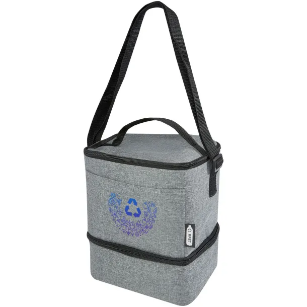 Tundra 9-can RPET lunch cooler bag - Unbranded Heather grey