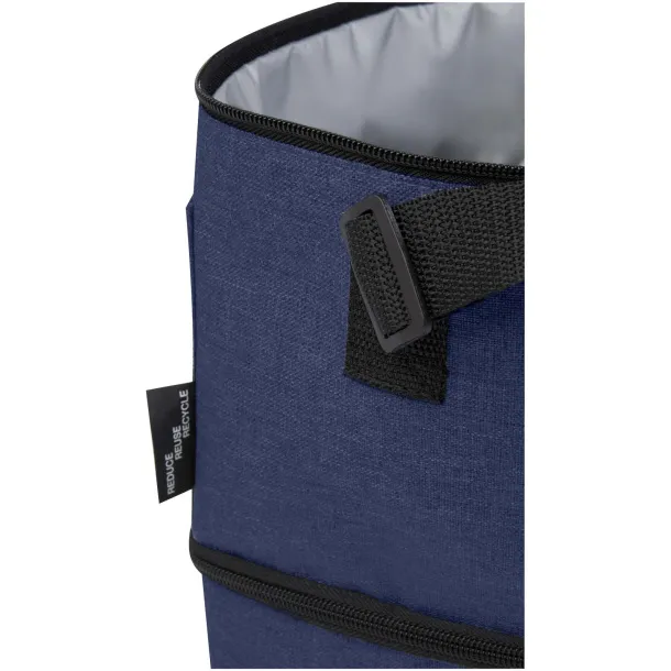 Tundra 9-can RPET lunch cooler bag - Unbranded Navy Blue