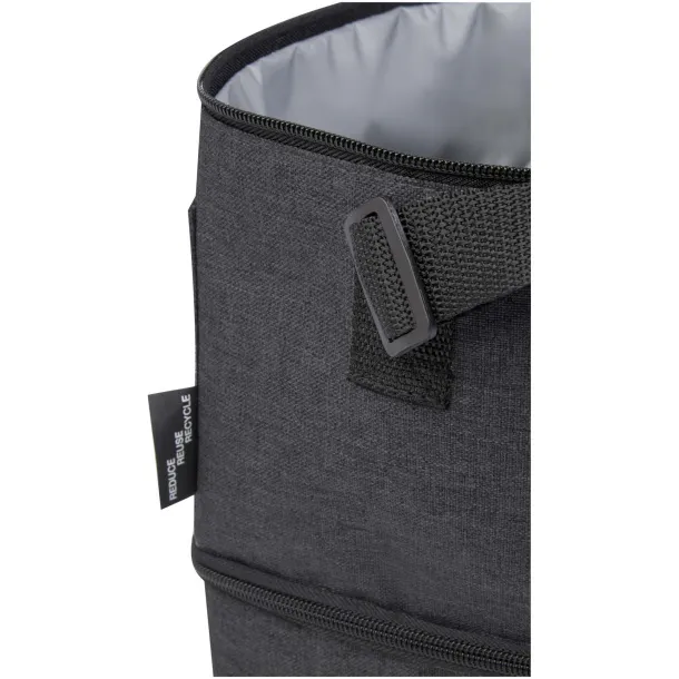 Tundra 9-can RPET lunch cooler bag Heather Charcoal