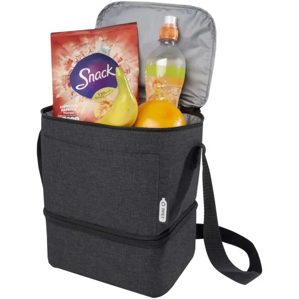 Tundra 9-can RPET lunch cooler bag Heather Charcoal