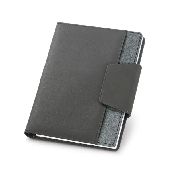 RUSSEL Folder with A5 notepad Grey