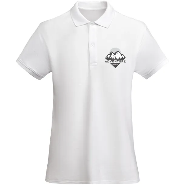 Prince short sleeve women's polo - Roly White