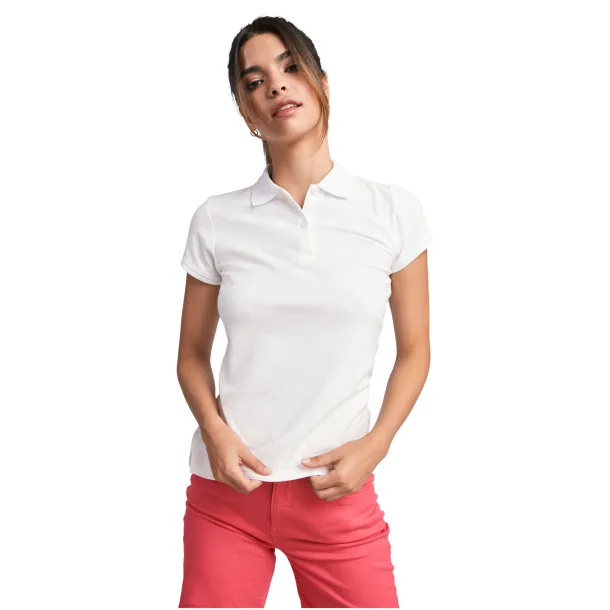 Prince short sleeve women's polo - Roly Marl Grey
