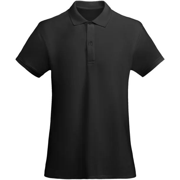 Prince short sleeve women's polo - Roly Solid black