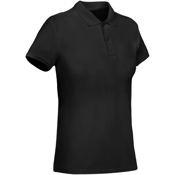 Prince short sleeve women's polo - Roly Solid black