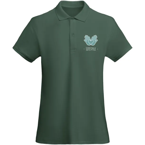 Prince short sleeve women's polo - Roly Bottle green