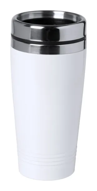 Domex thermo mug White Silver