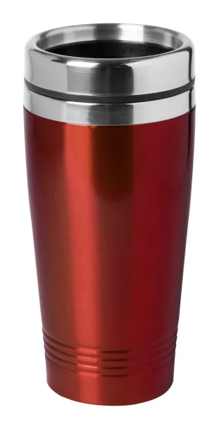 Domex thermo mug Red Silver