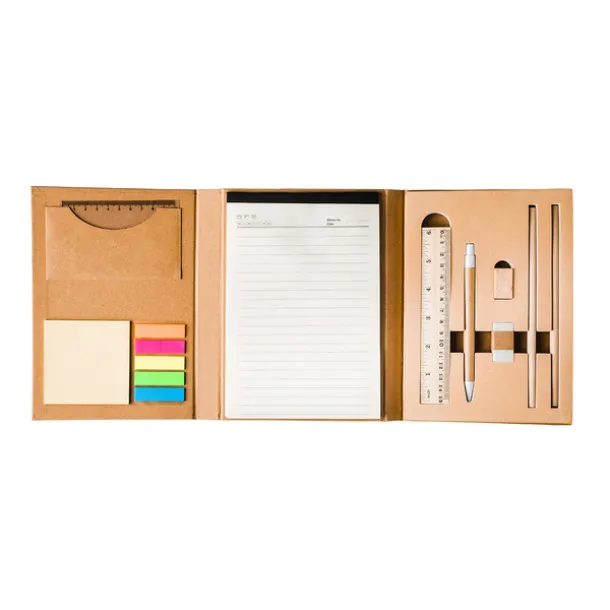 SUSTAIN office set with notepad Beige