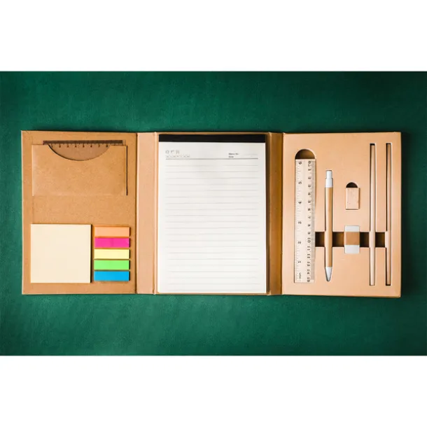 SUSTAIN office set with notepad Beige