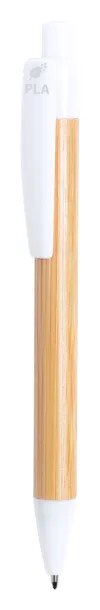 Heloix bamboo ballpoint pen White Natural