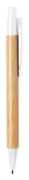 Heloix bamboo ballpoint pen White Natural