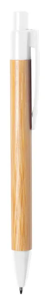 Heloix bamboo ballpoint pen White Natural