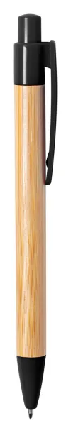 Heloix bamboo ballpoint pen Black Natural