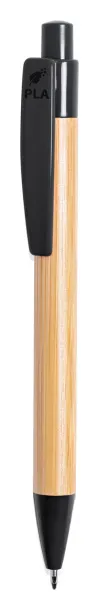 Heloix bamboo ballpoint pen Black Natural