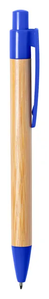 Heloix bamboo ballpoint pen Blue Natural