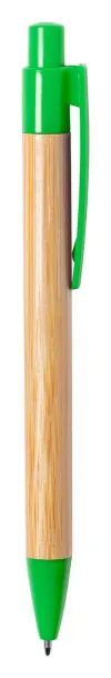 Heloix bamboo ballpoint pen Green Natural