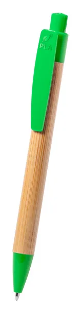 Heloix bamboo ballpoint pen Green Natural