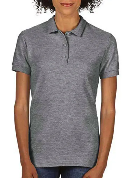  Pamučna ženska polo majica, 223 g/m² - Gildan Graphite Heather