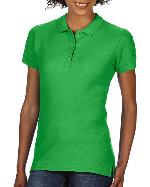  Premium Cotton Ladies' Double Piqué Polo - Gildan Irish Green