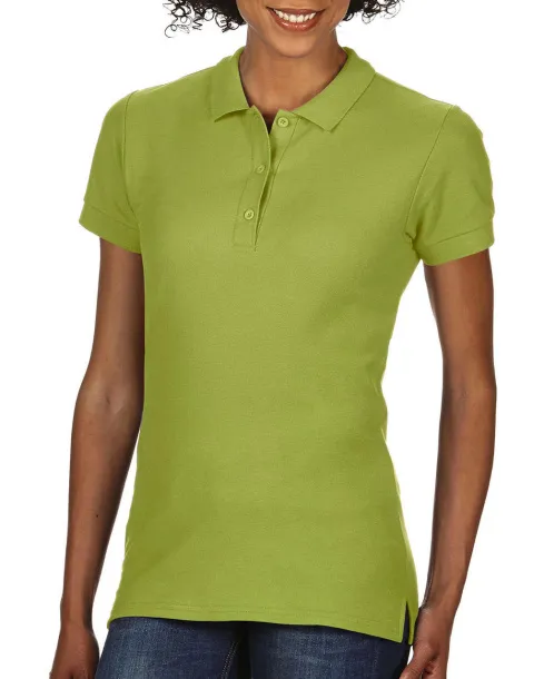  Premium Cotton Ladies' Double Piqué Polo - Gildan Kiwi