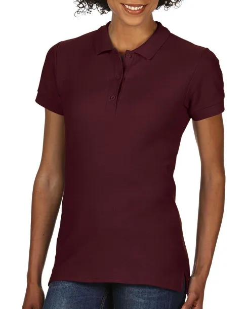  Pamučna ženska polo majica - Gildan Maroon