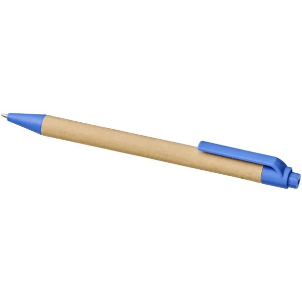 Berk recycled carton and corn plastic ballpoint pen Blue