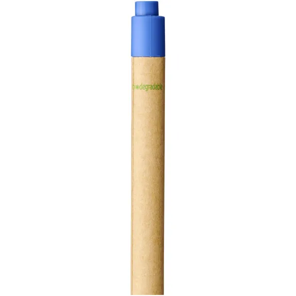 Berk recycled carton and corn plastic ballpoint pen Blue