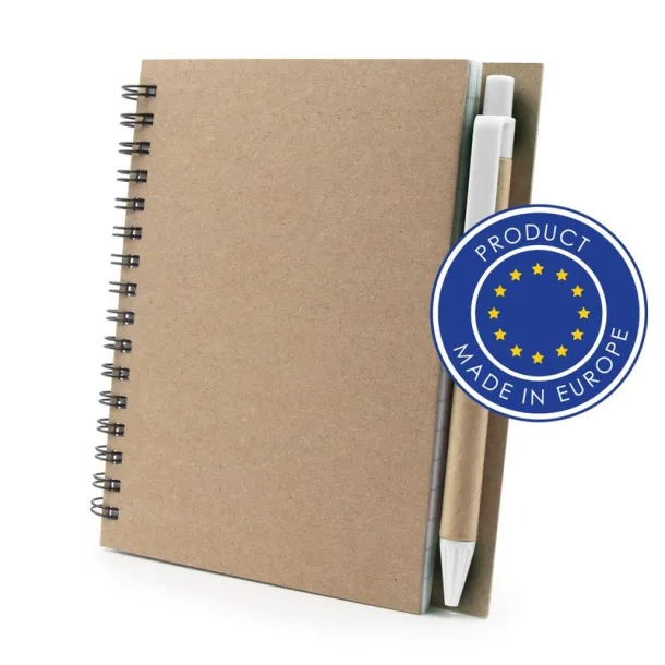  Notebook A6 with ball pen Bijela