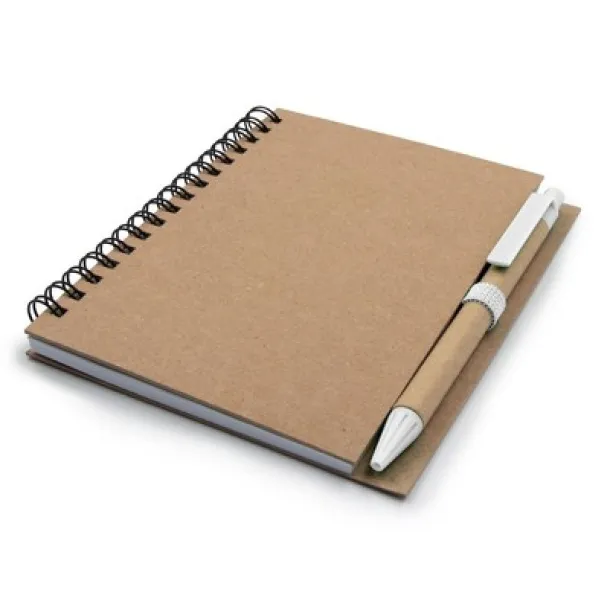  Notebook A6 with ball pen Bijela