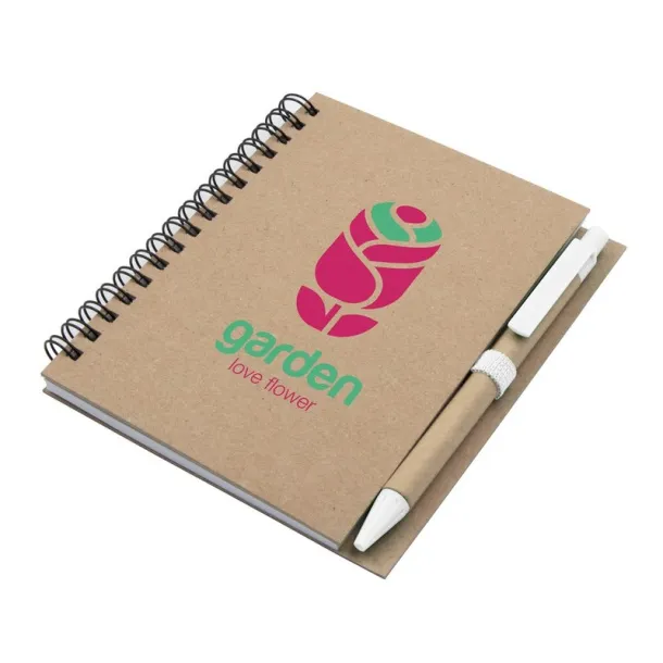  Notebook A6 with ball pen Bijela