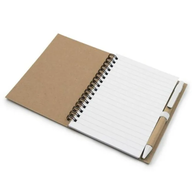  Notebook A6 with ball pen white