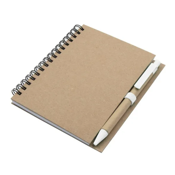  Notebook A6 with ball pen Bijela