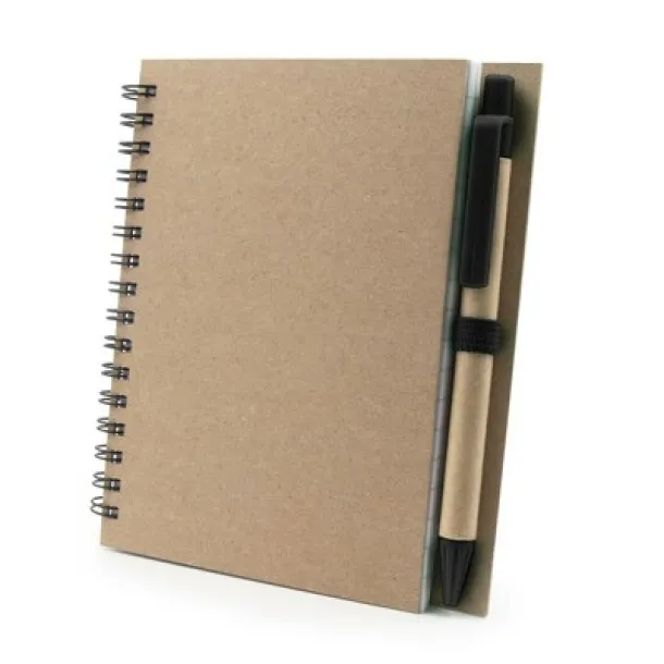  Notebook A6 with ball pen Crna