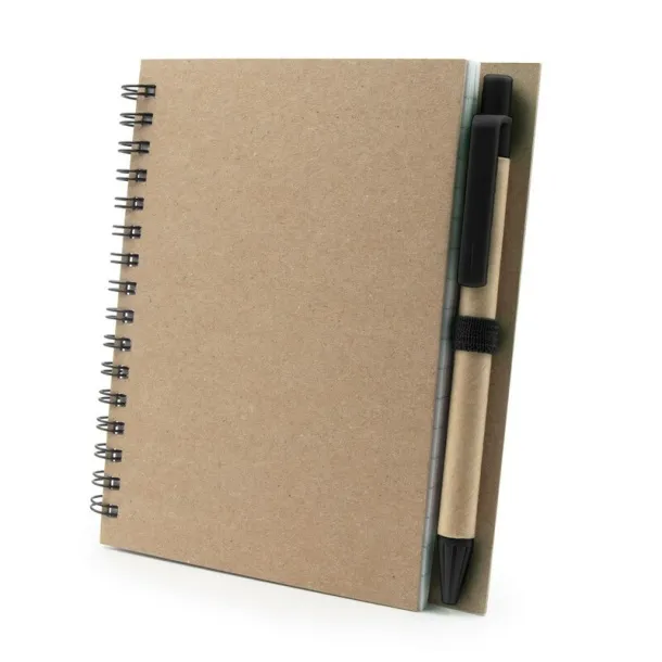 Notebook A6 with ball pen Crna