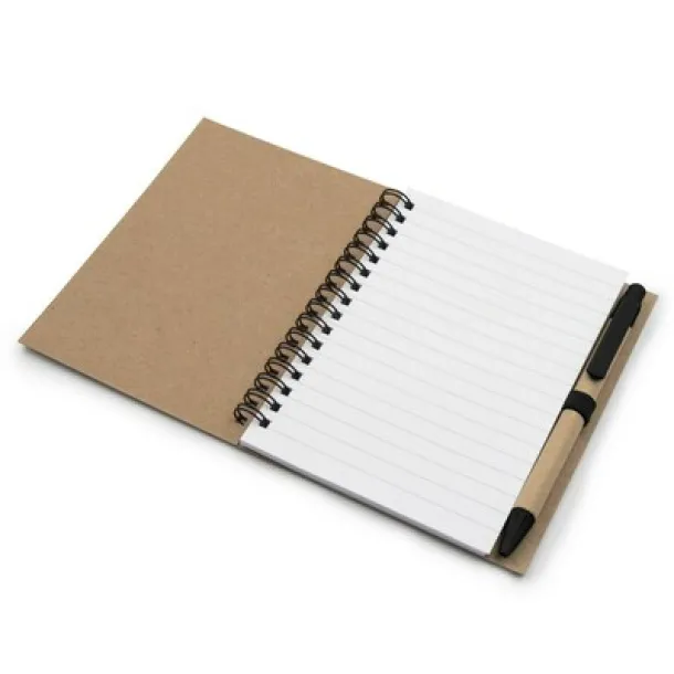  Notebook A6 with ball pen black