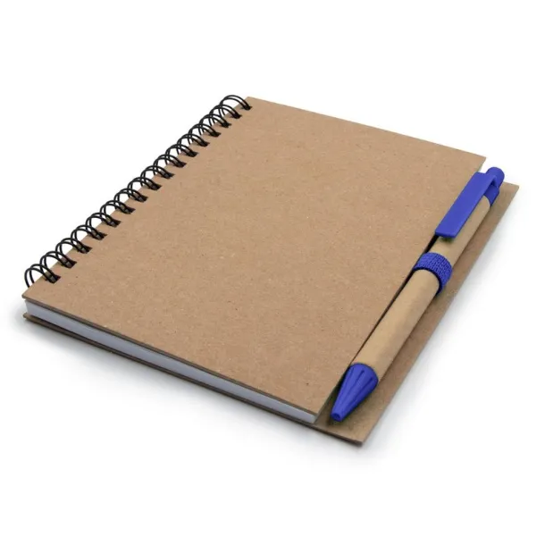  Notebook A6 with ball pen navy blue