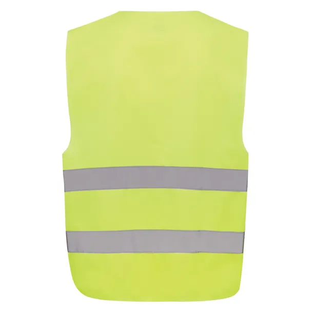  GRS recycled PET high-visibility safety vest - XD Collection Yellow 