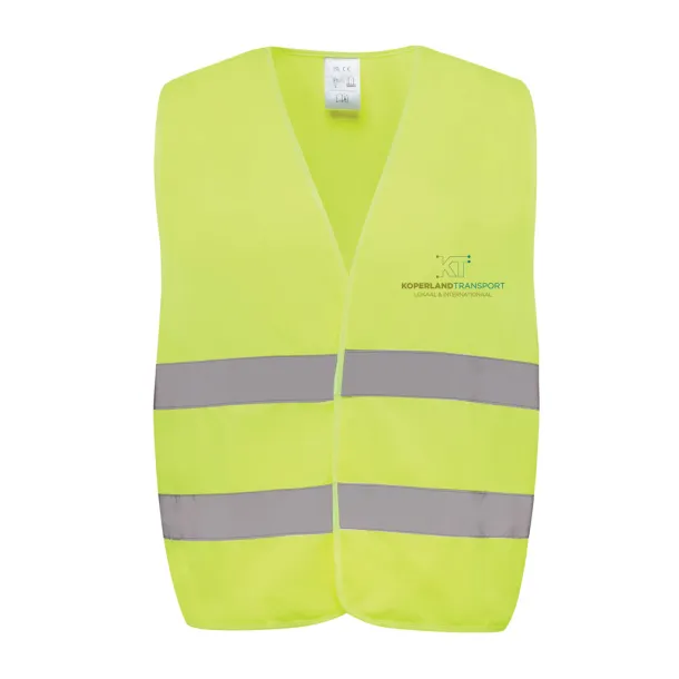  GRS recycled PET high-visibility safety vest - XD Collection Yellow 