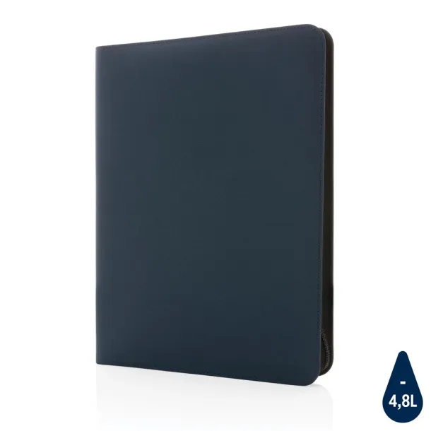  Impact Aware™ deluxe 300D tech portfolio with zipper - XD Collection Navy Blue 