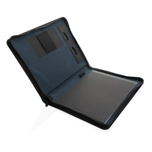  Impact Aware™ deluxe 300D tech portfolio with zipper - XD Collection Navy Blue 