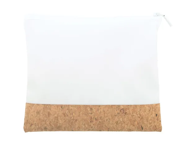 CreaBeauty Cork M custom cosmetic bag White Natural