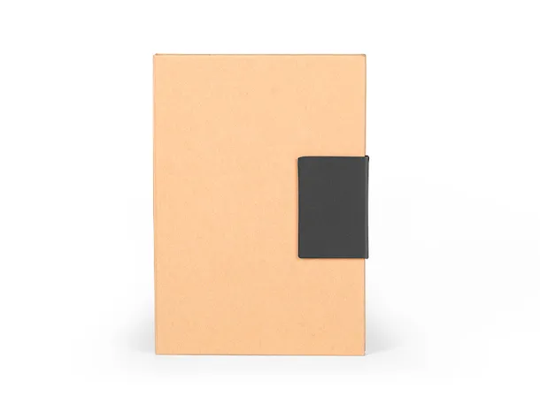 AZUL biodegradable notebook with biodegradable ball pen Black